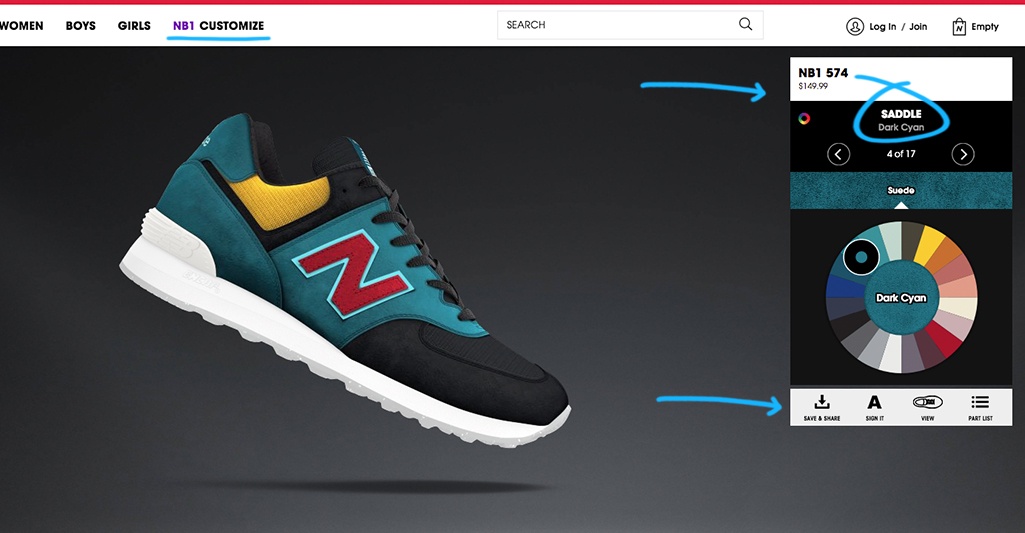 New Balance's Custom Product Creator: A UX Spotlight